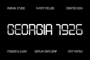 Georgia 1926 – Modern Display Sans, a Sans Serif Font by Fikryal Studio (Thumbnail 1 of 11)