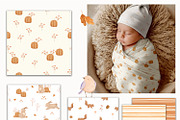 Cozy Autumn - baby clipart & pattern, a Decorative Illustration by polikarpovaart (Thumbnail 14 of 17)