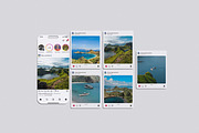 High Quality Instagram Mockup, an Advertising Mockup by Afif_studio (Thumbnail 3 of 5)