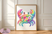 Summer Crab PNG, an Illustration by Daily.Designs (Thumbnail 4 of 5)