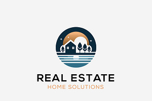 Logo for real estate home solutions