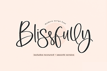 Blissfully | Modern Script Font