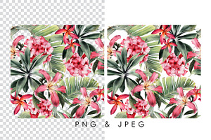 Seamless Tropical Patterns