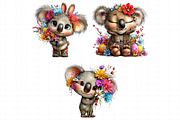 Whimsical Easter Koala Clipart, an Illustration by Daily.Designs (Thumbnail 6 of 7)