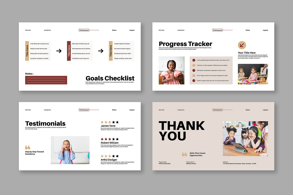 Modern Course WorkBook Presentation, a Presentation Template by Mighty-Slide (Photo 4 of 4)