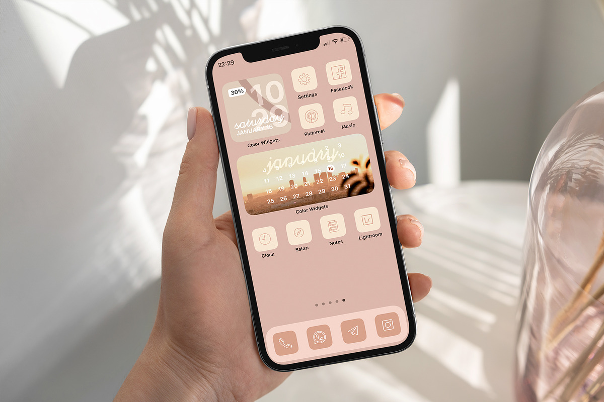 ios14 BASIC Home Screen 1 100+ Icons, an Icon by Olg Store (Photo 2 of 7)
