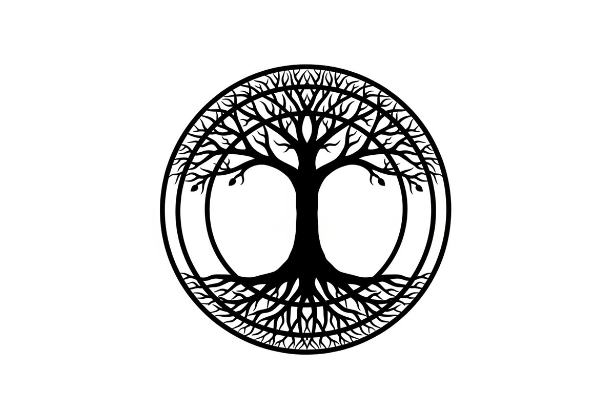 Tree of Life Circle Frame Bundle, an Illustration by Gaye Art (Photo 47 of 51)