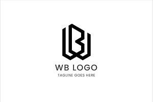 Letter WB,BW Monogram Logo Template, a Branding & Logo Template by Evloxx Studio
