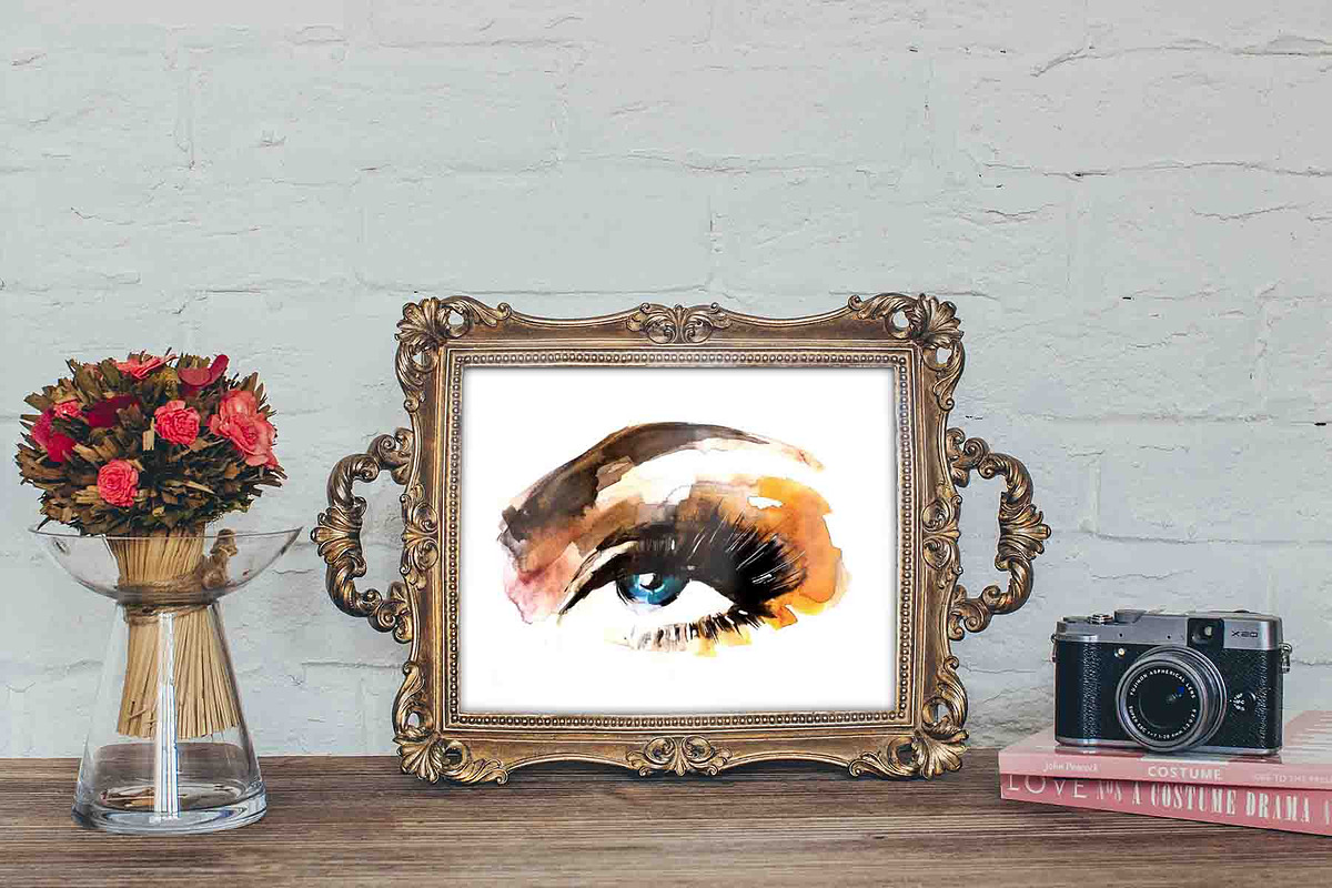 Watercolor Eye 1, an Illustration by esylvia (Photo 2 of 2)