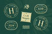 Heidan Vintage, a Serif Font by Craft Supply Co. (Thumbnail 5 of 8)