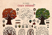 Cozy Houses, an Object Illustration by Ink Stories (Thumbnail 8 of 22)