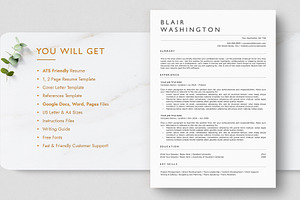 ATS Resume Template - BLAIR