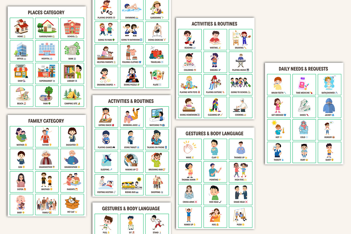 Non Verbal Communication Visual Cards preview 6
