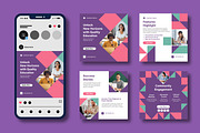 Online Language Learning Social Post, a Social Media Template by MightyDesign (Thumbnail 2 of 7)