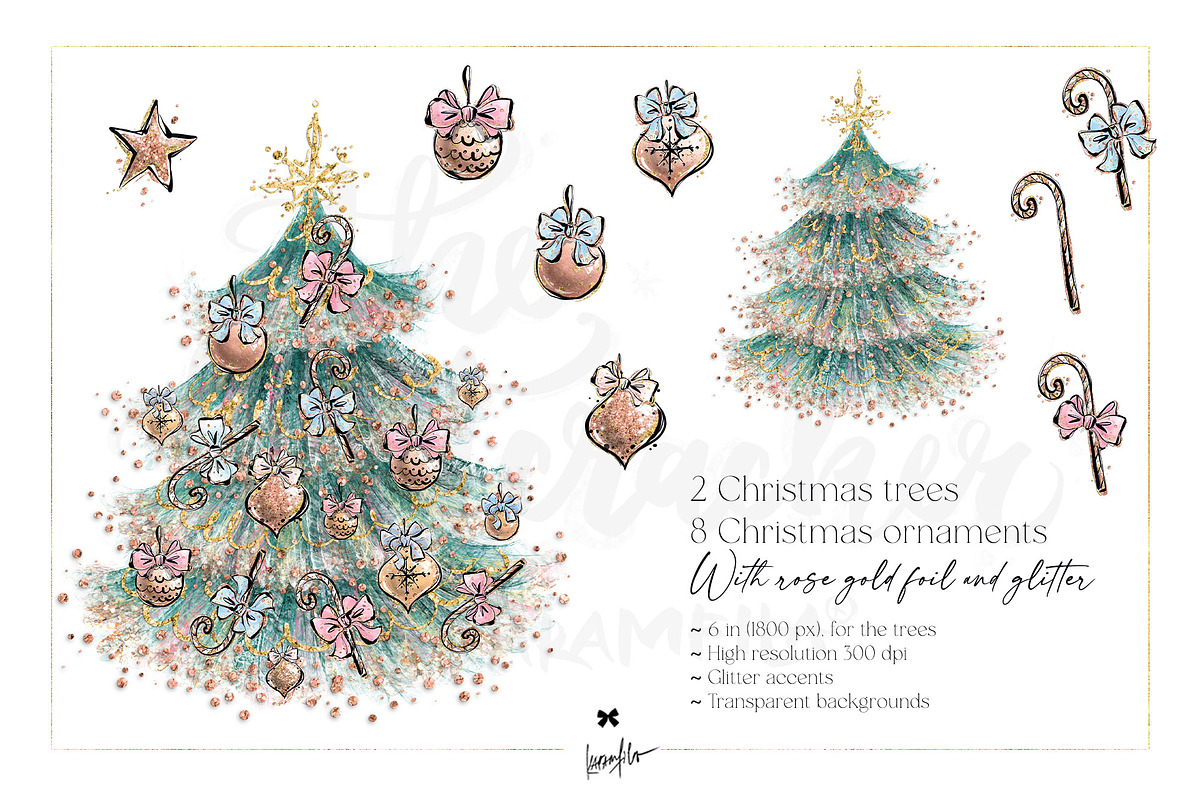 Nutcracker Christmas Magic Clipart, a Seasonal Illustration by KaramfilaS (Photo 6 of 8)