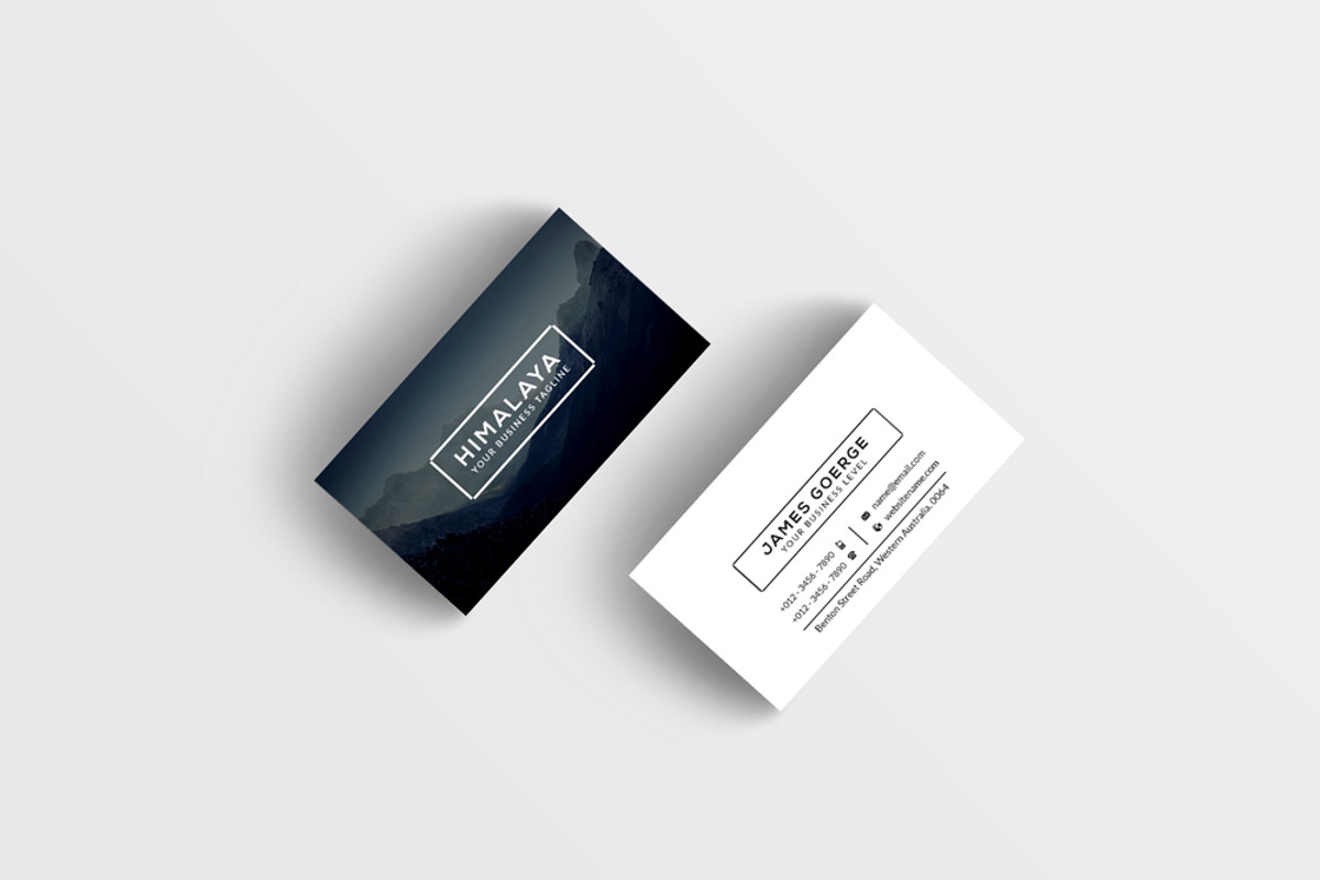 Himalaya Business Card, a Business Card Template by Creative_Arts (Photo 8 of 8)