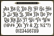 NS Emhericans + Extras, a Serif Font by Novisouldado (Thumbnail 5 of 14)