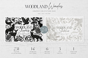 Woodland Wonders: 2 in 1 Graphic Set, a Decorative Illustration by rouxsupplyco (Thumbnail 2 of 32)