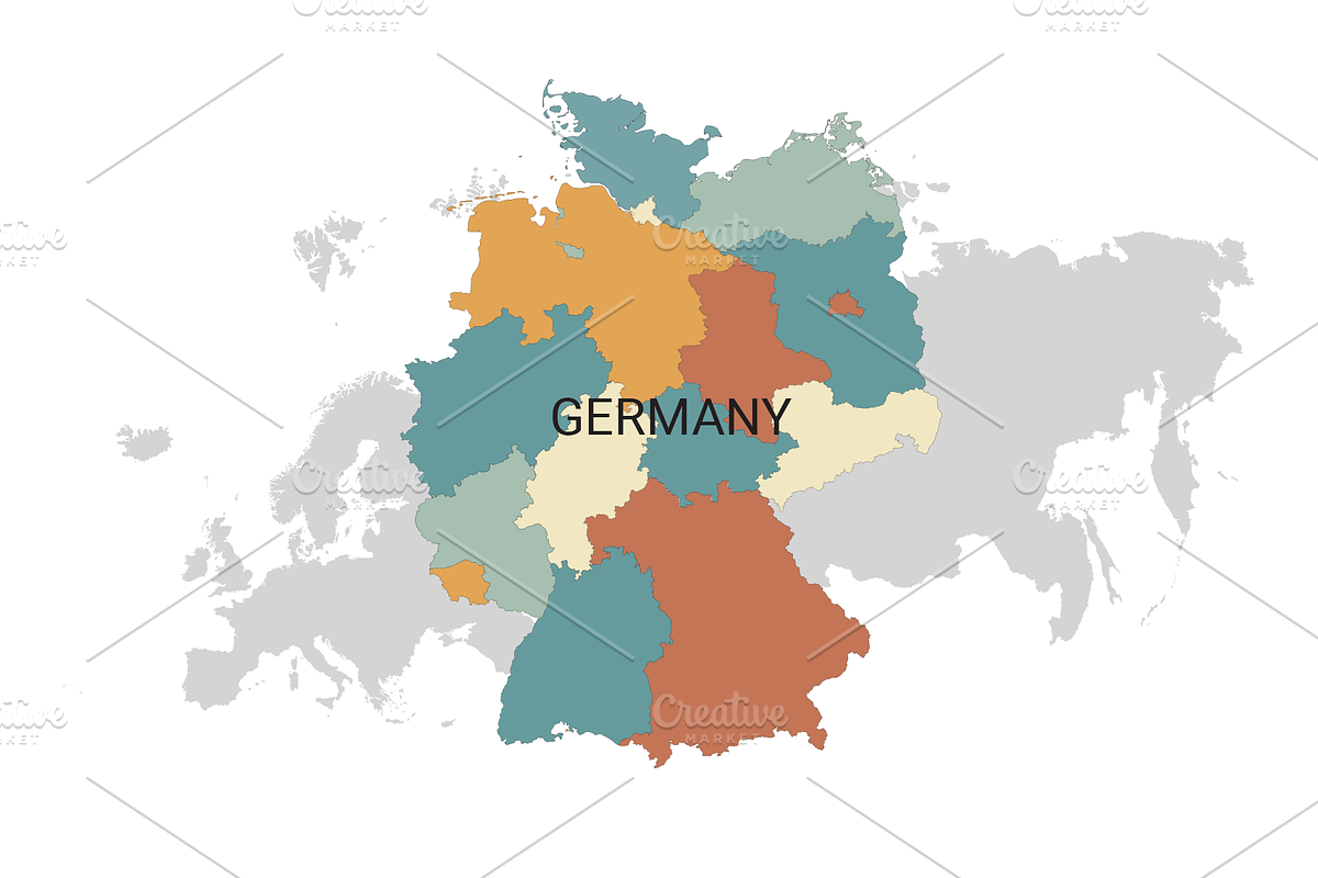 Europe Countries Vector Map, an Object Graphic by Nazim's Shop (Photo 3 of 8)