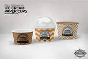 Ice Cream Cups Mockup, a Cups & Container Mockup by INCDesign (Thumbnail 4 of 8)