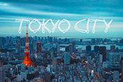 Tokyo City Handwritten Display Font, a Font by Megasetcollections (Thumbnail 1 of 20)