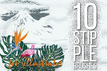 Stipple Brushes for Illustrator