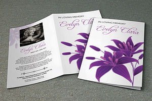 Funeral Program Template-V276