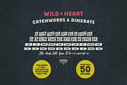 Wildheart | Font Family + Elements, a Font by Callie Rian & Co. (Thumbnail 10 of 17)