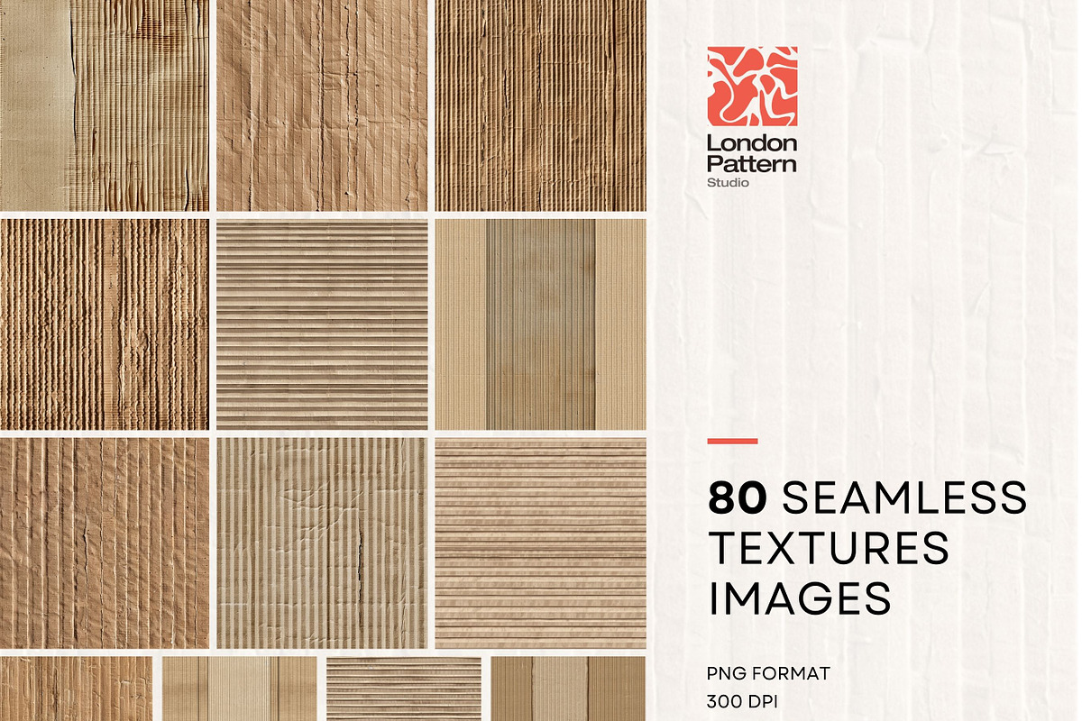 Cardboard Seamless Texture, Brown, a Pattern Graphic by BrushstrokeArtGB (Photo 2 of 11)