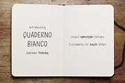 Quaderno Bianco Family, a Handwritten Font by Monofonts (Thumbnail 1 of 7)