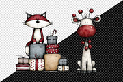 Whimsical Quirky Animals Clipart, an Illustration by Creative Art (Thumbnail 12 of 13)