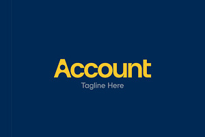 Account User Profile Wordmark Logo, a Branding & Logo Template by ika trisiana