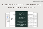 Copperplate Calligraphy Worksheets, a Templates & Theme by An Inkling Of Curry (Thumbnail 1 of 9)
