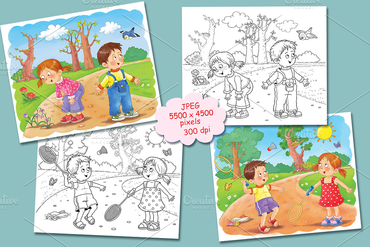 Four seasons bundle, an Animal Illustration by Haso (Photo 2 of 4)