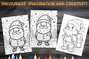 Christmas Coloring Pages for Kids, a Brochure Template by LA Design (Thumbnail 9 of 10)