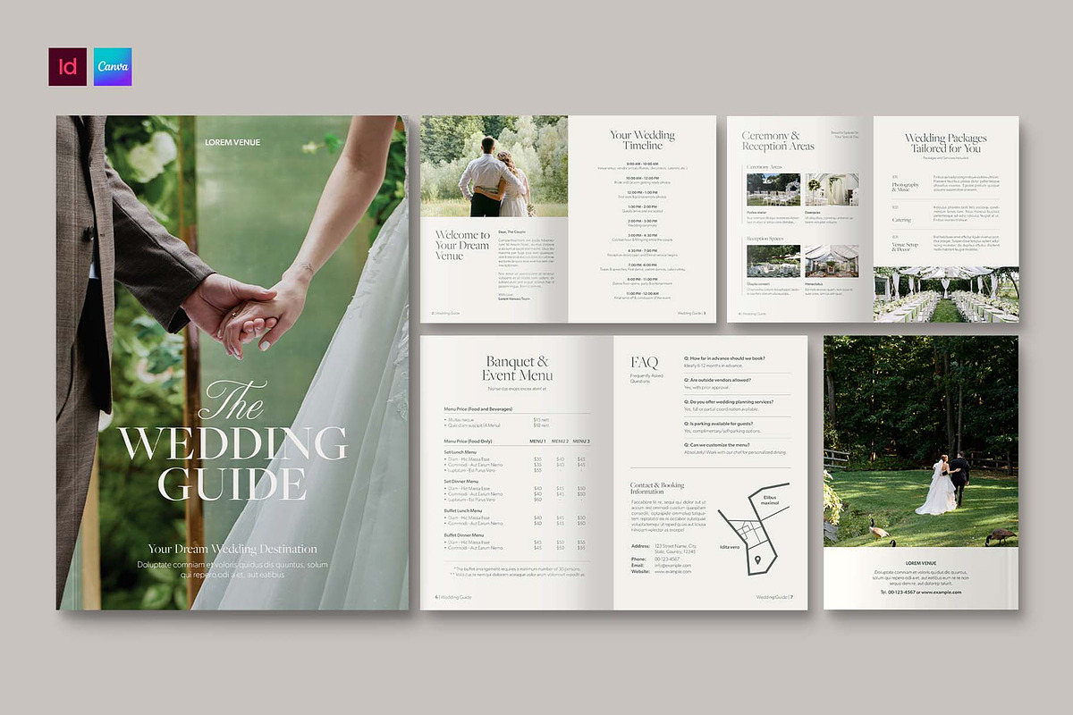 Wedding Venue Brochure Template, a Brochure Template by BrandPacks (Photo 1 of 4)