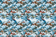 Alpine village pattern, a Pattern Graphic by AlexandraTret (Thumbnail 2 of 3)
