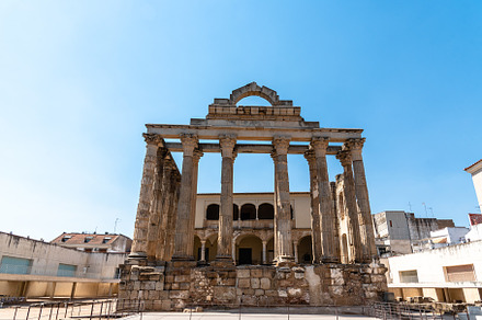 Roman Temple of Diana in Merida, an Architecture Photo by Architect´s eye