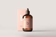 Amber Glass Bottle Mockups, a Cups & Container Mockup by pmvch (Thumbnail 1 of 20)