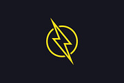 Thunder Flash Bold Yellow Logo, a Branding & Logo Template by Signatoro (Thumbnail 3 of 3)