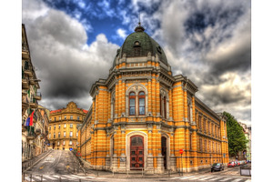 Italian school in Rijeka - Croatia, an Architecture Photo by Leonid Andronov