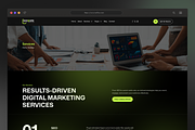 DigiMark, Marketing Website Template, a HTML Template by TNCFlow (Thumbnail 2 of 5)