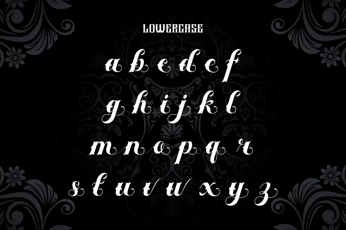 Sinister – Tattoo Script Font, a Script Font by WhymoreArt (Photo 12 of 18)