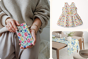 Sunday Picnic Ditsy Floral Patterns, a Pattern Graphic by Ninterints (Thumbnail 6 of 15)