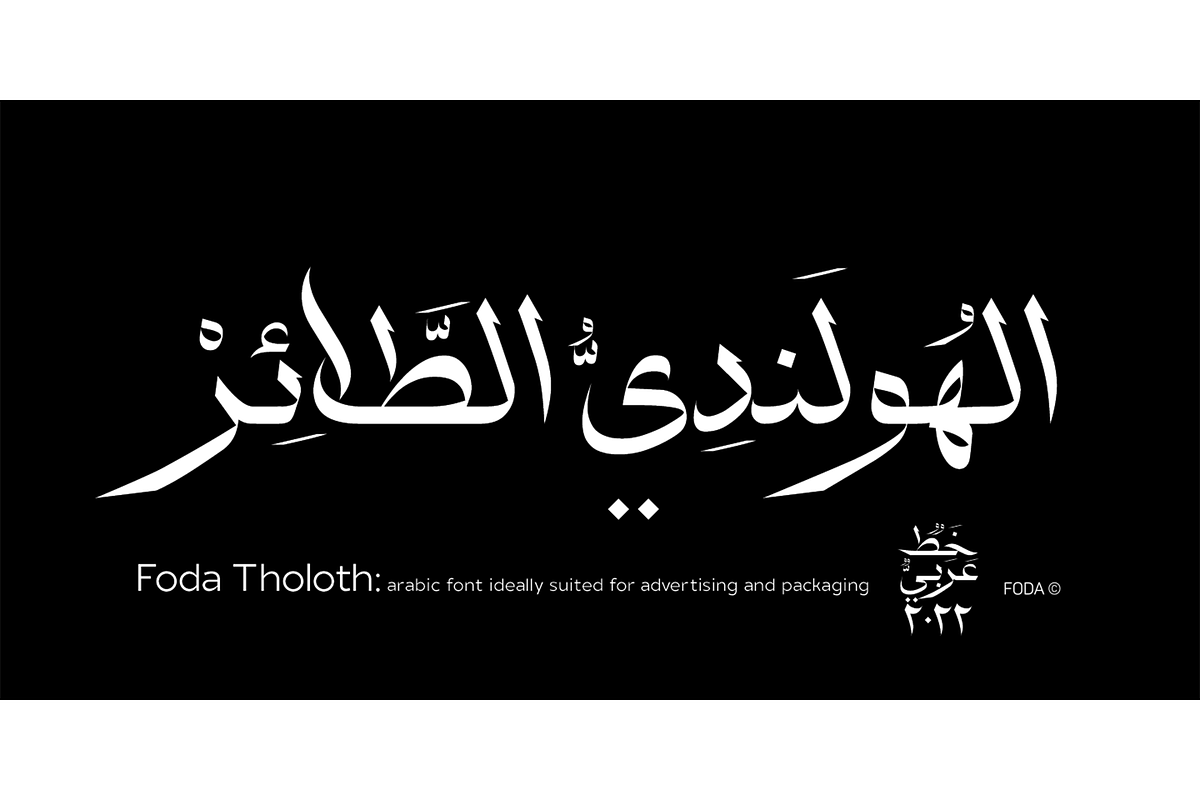 Foda Tholoth Font, a Font by Foda Foundry (Photo 7 of 7)