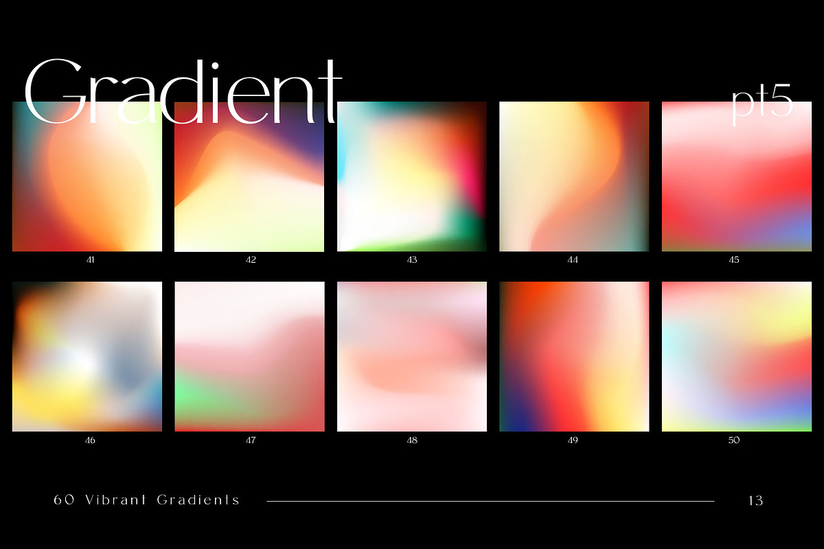60 Customizable Gradients, a Background Graphic by Inartflow (Photo 13 of 18)