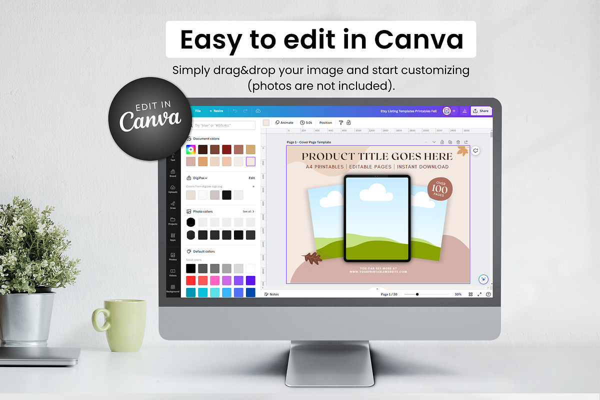 Etsy Digital Shop Templates Bundle, a Design Template by DigiPax (Photo 10 of 10)
