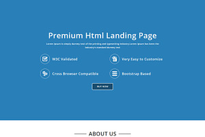 Bizness- Corporate Html Landing Page