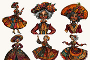 Old Victorian Ladies Clipart Bundle, a Person Illustration by Design Scotch (Thumbnail 3 of 8)