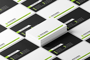 Clean, Modern Business card, a Business Card Template by Graphic Origin (Thumbnail 2 of 2)